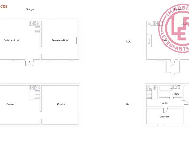 Maison Saint-Aubin-de-Courteraie - 5 chambres - 245m²