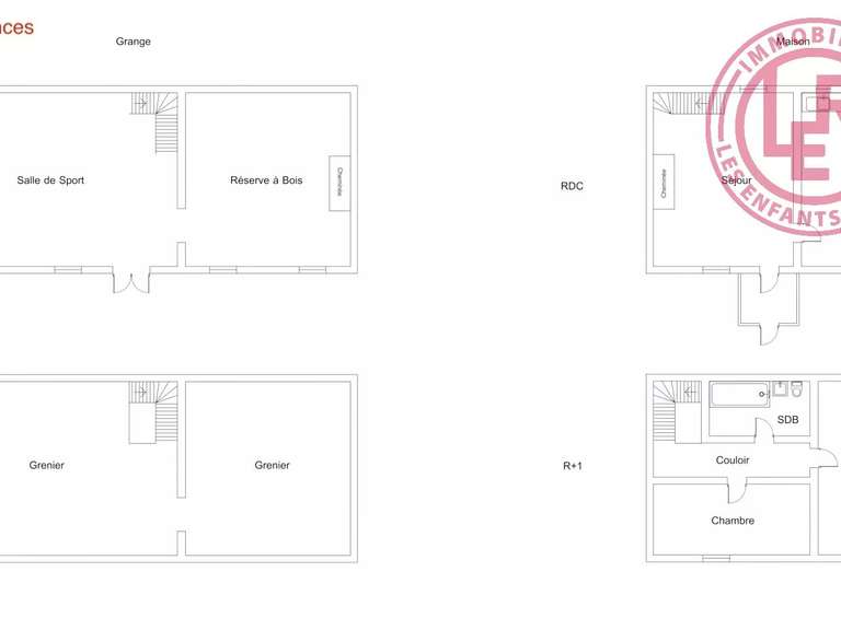 Maison Saint-Aubin-de-Courteraie - 5 chambres - 245m²
