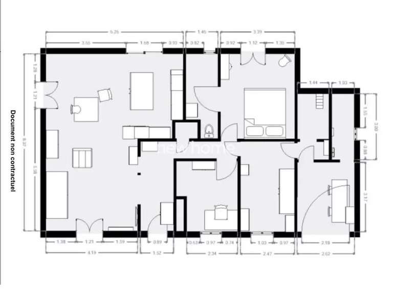 Maison Entrecasteaux - 4 chambres - 105m²