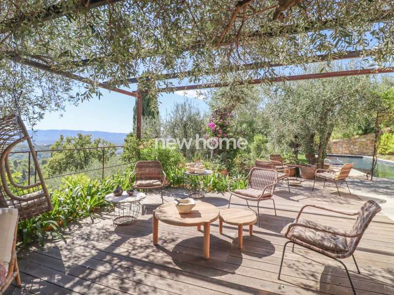 Maison avec Vue sur mer Châteauneuf-Grasse - 4 chambres - 240m²