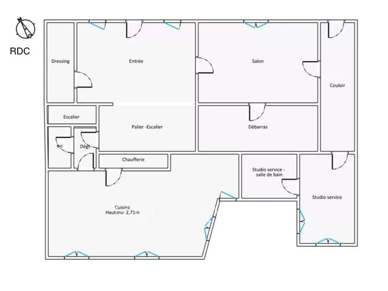 Maison Paris 16e - 7 chambres - 484m²