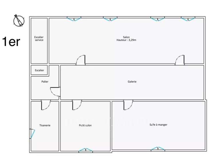 Maison Paris 16e - 7 chambres - 484m²