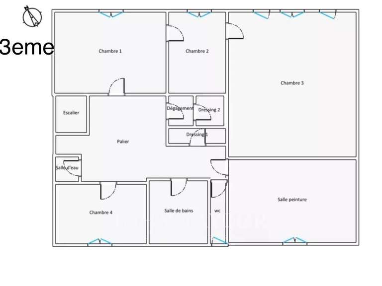 Maison Paris 16e - 7 chambres - 484m²