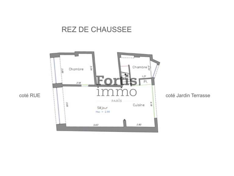 Maison Paris 20e - 4 chambres - 90m²