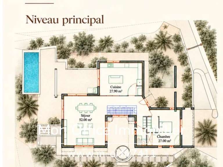 Maison Cavalaire-sur-Mer - 3 chambres - 248m²