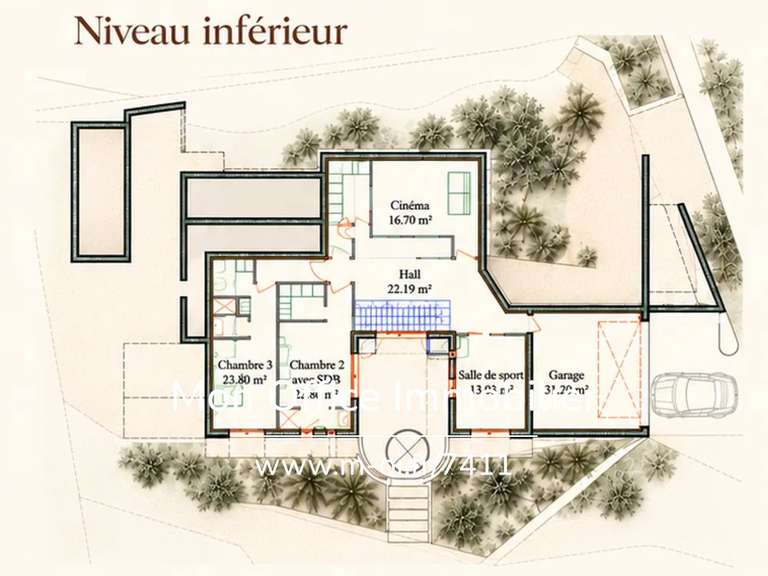 Maison Cavalaire-sur-Mer - 3 chambres - 248m²