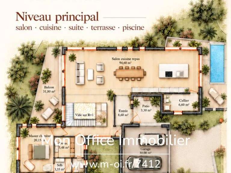 Maison Cavalaire-sur-Mer - 7 chambres - 356m²