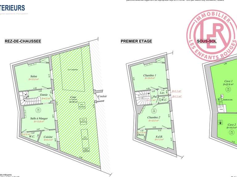 Maison Paris 15e - 2 chambres - 92m²