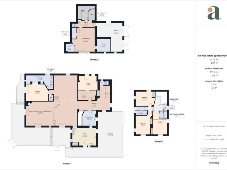 Maison Rognes - 5 chambres - 296m²