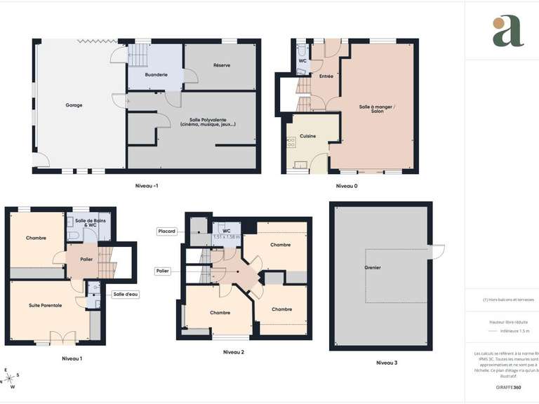 House Châtillon - 5 bedrooms - 140m²