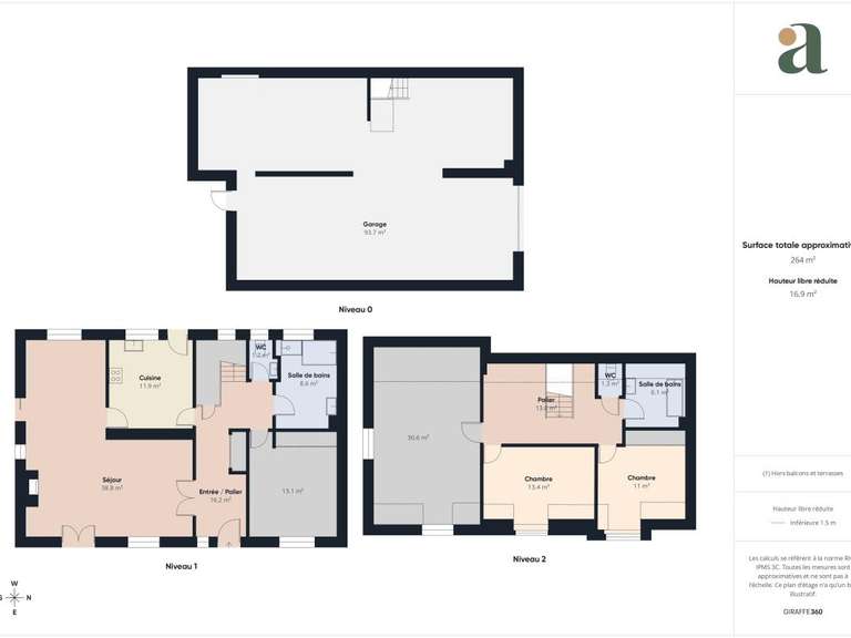 Maison Vannes - 4 chambres - 144m²