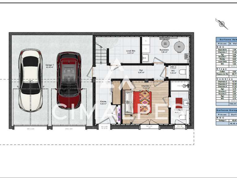 Maison Morzine - 4 chambres - 210m²
