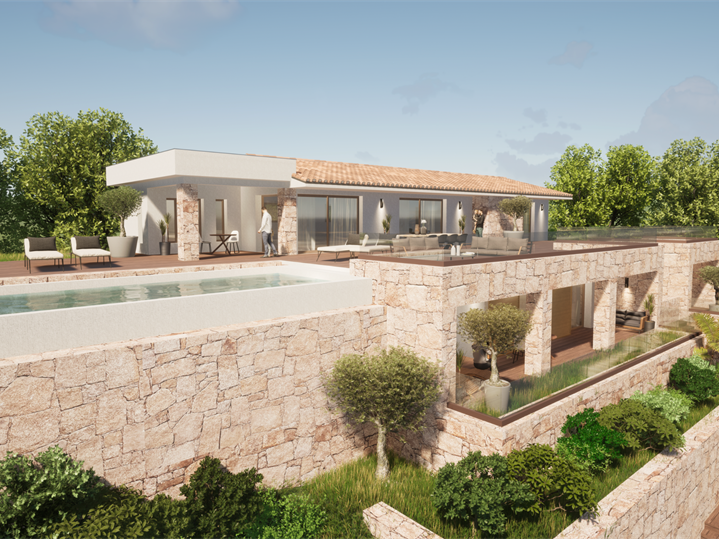 Terrain avec Vue sur mer Coggia - 1990m²