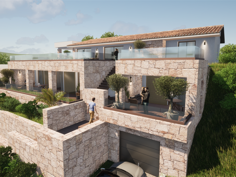 Terrain avec Vue sur mer Coggia - 1990m²
