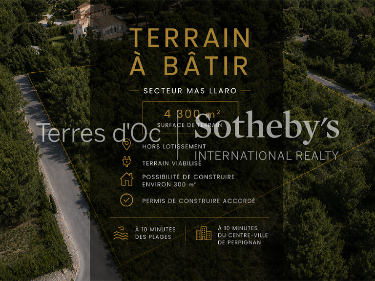 Terrain Perpignan - 4300m²