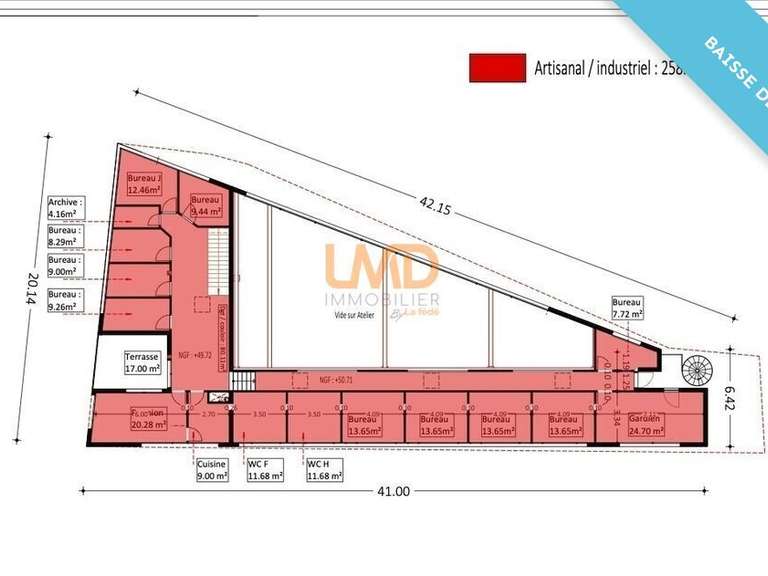Land La Motte - 3050m²