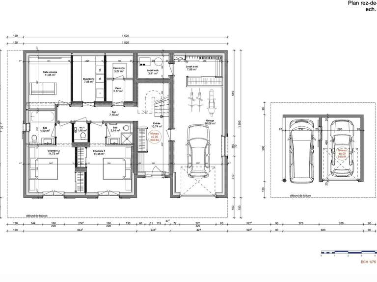Terrain Les Contamines-Montjoie - 1105m²