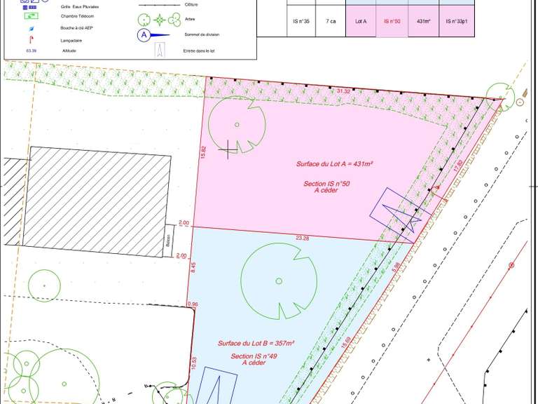 Terrain Rennes Maurepas - 788m²