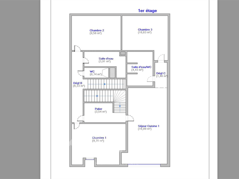 Maison Paris 14e - 4 chambres - 206m²