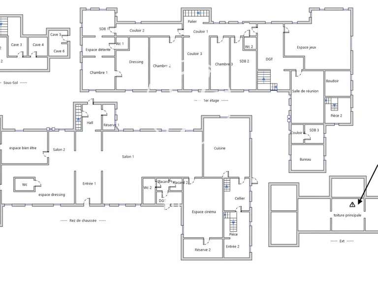 Propriété Eth - 4 chambres - 1200m²