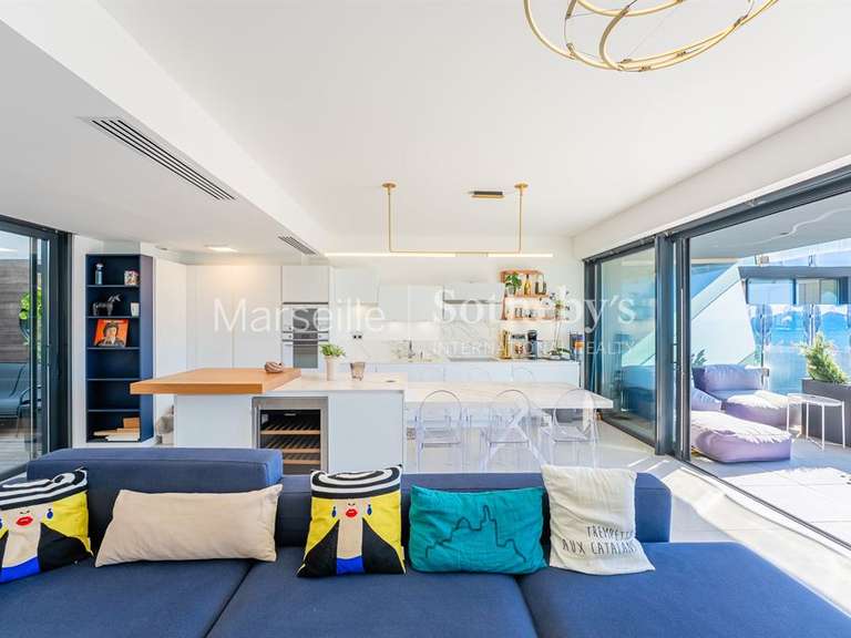 Appartement avec Vue sur mer Marseille 7e - 2 chambres - 100m²