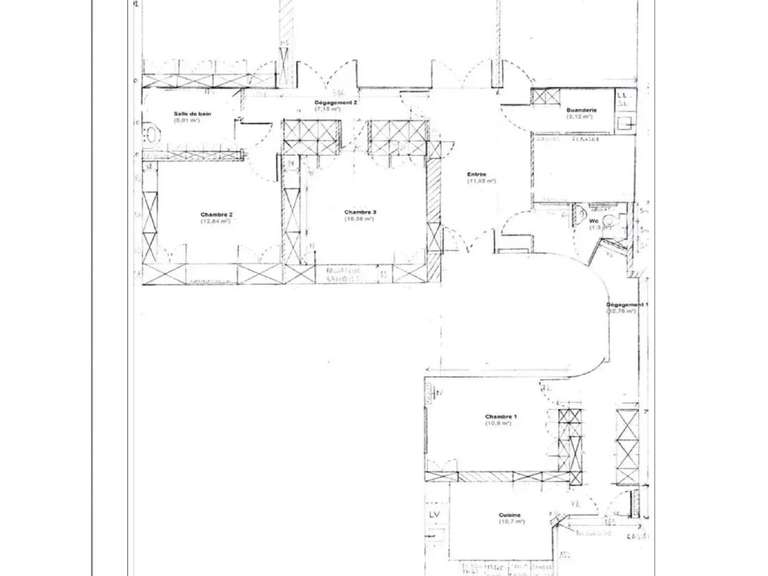 Appartement Paris 16e - 3 chambres - 154m²