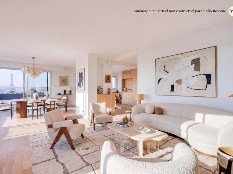 Appartement Paris 15e - 2 chambres - 118m²