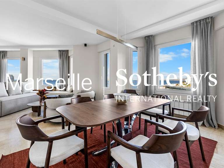 Appartement avec Vue sur mer Marseille 7e - 4 chambres - 140m²