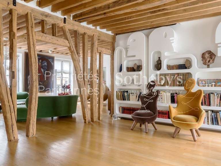Appartement Paris 3e - 4 chambres - 272m²
