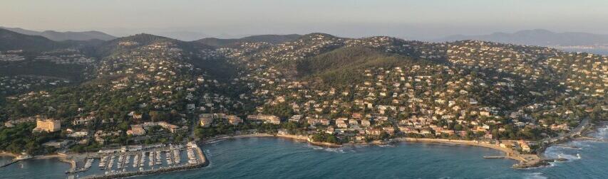 vue aérienne saint-tropez