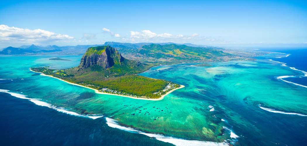 Morne Brabant, on the southwestern coast of Mauritius