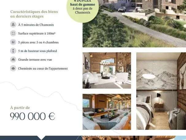 Appartement Les Houches - 3 chambres - 111m²