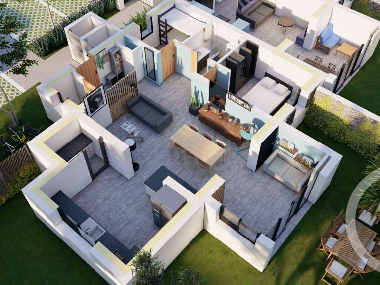 Apartment with Sea view Lumio - 2 bedrooms - 72m²