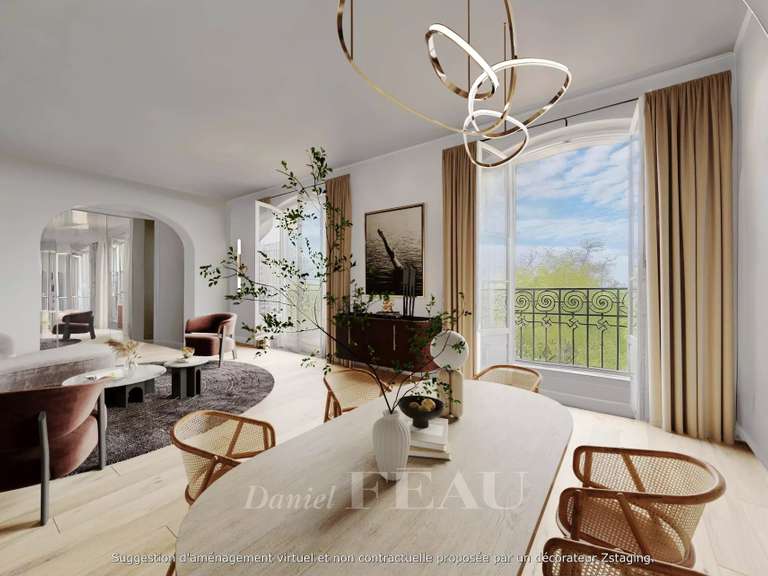 Appartement Paris 16e - 4 chambres - 138m²