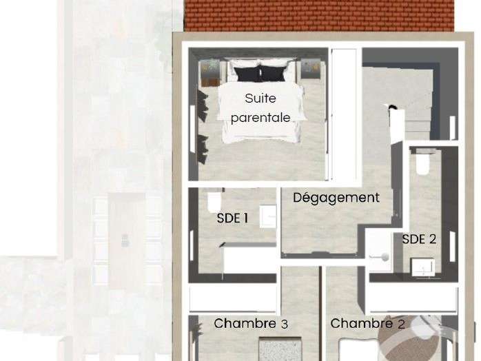Maison Saint-Florent - 3 chambres - 106m²