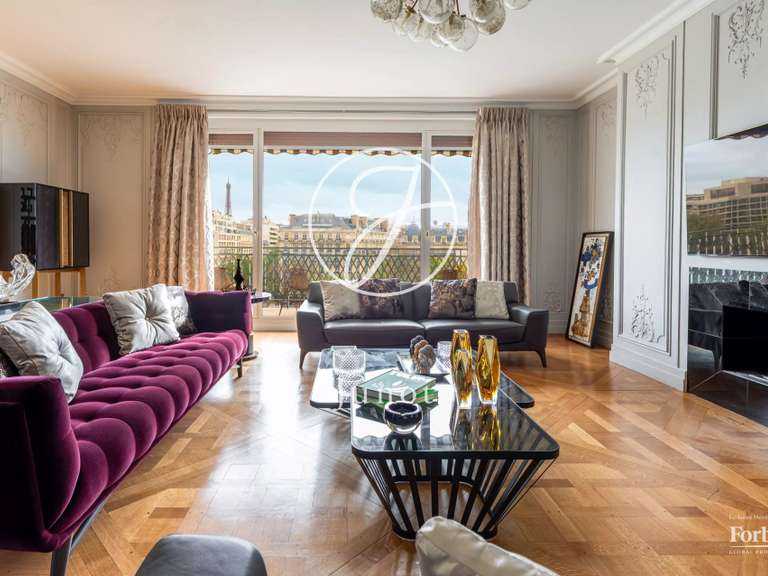 Appartement Paris 16e - 5 chambres - 207m²