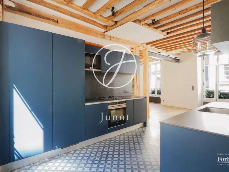 Appartement Paris 4e - 2 chambres - 78m²