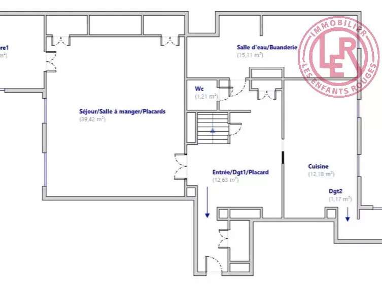 Appartement Paris 3e - 3 chambres - 135m²