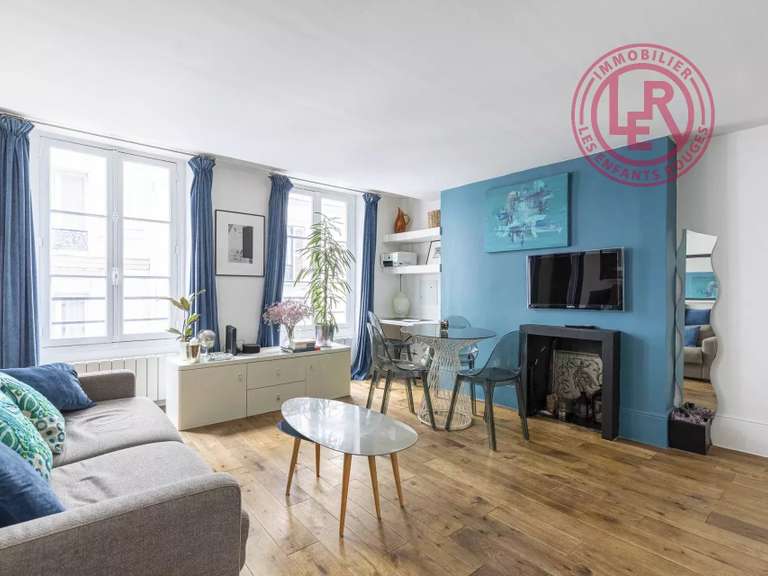 Appartement Paris 3e - 1 chambre - 31m²