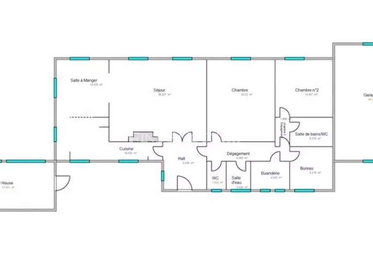 Maison Mougins - 3 chambres - 143m²
