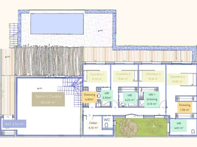 Villa avec Vue sur mer Corbara - 4 chambres - 170m²