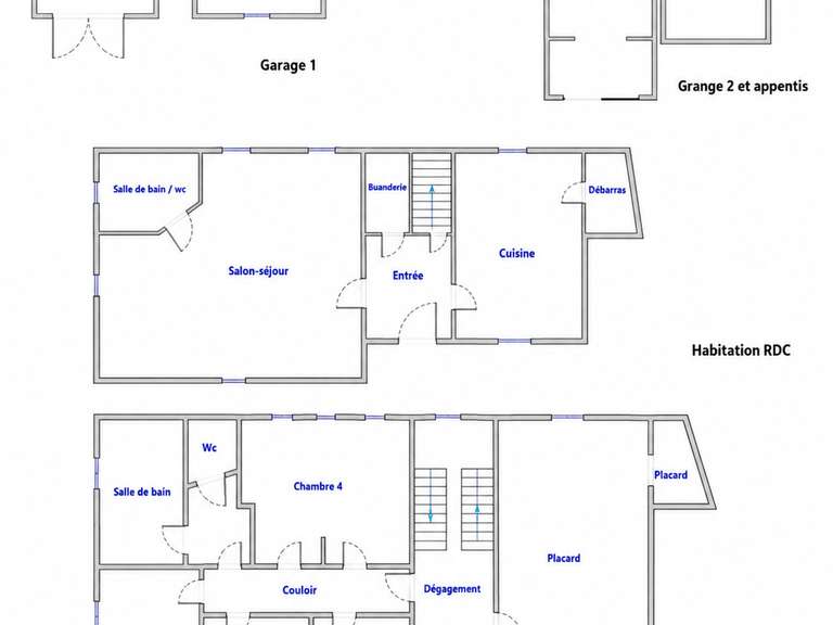 Maison Cassagnes-Bégonhès - 4 chambres - 198m²