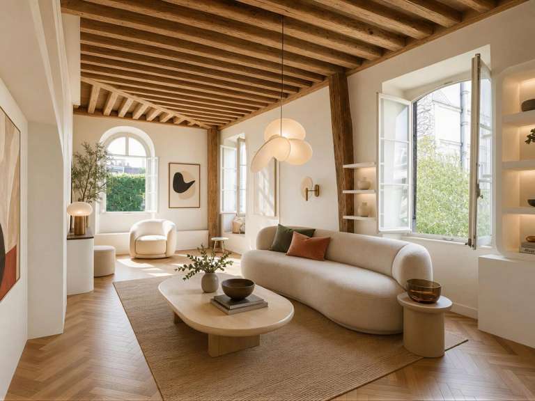 Appartement Paris 3e - 1 chambre - 101m²
