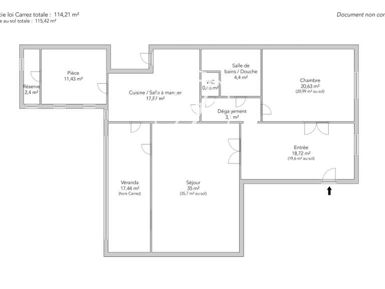 Appartement Paris 7e - 2 chambres - 131m²