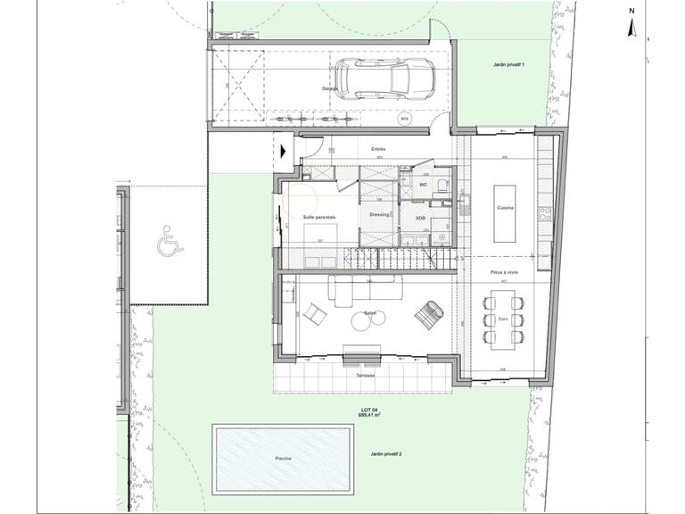 Villa Aix-en-Provence - 4 chambres - 156m²
