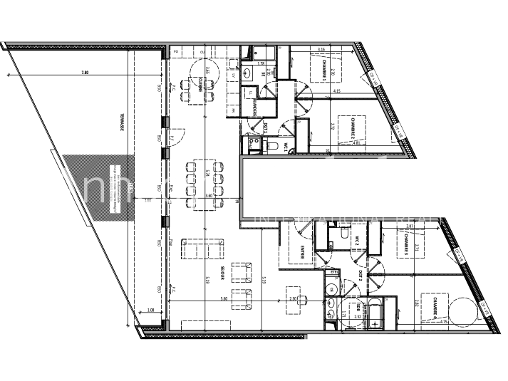 Apartment Aix-les-Bains - 4 bedrooms - 149m²