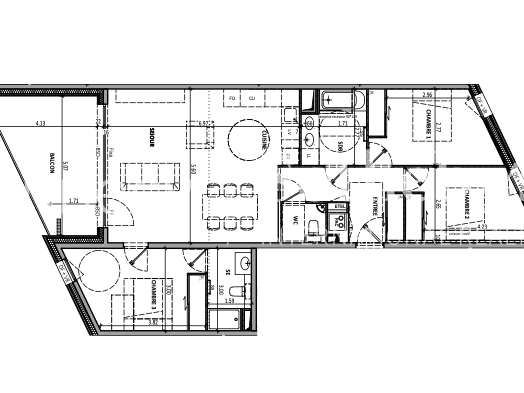 Apartment Aix-les-Bains - 3 bedrooms - 95m²