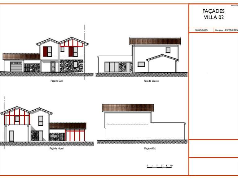 Maison Anglet - 4 chambres - 154m²