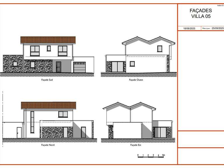 Maison Anglet - 4 chambres - 154m²