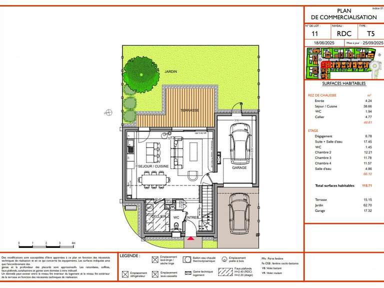 Maison Anglet - 4 chambres - 115m²